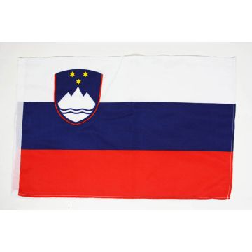 DRAPEAU SLOVÉNIE 45x30cm - DRAPEAU SLOVÈNE 30 x 45 cm avec fourreau