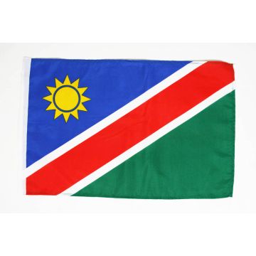 DRAPEAU NAMIBIE 45x30cm - DRAPEAU NAMIBIEN 30 x 45 cm avec fourreau