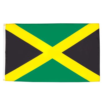 DRAPEAU JAMAÏQUE 150x90cm - DRAPEAU JAMAÏCAIN 90 x 150 cm