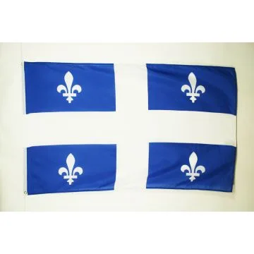 DRAPEAU QUÍ?BEC 150x90cm - DRAPEAU QUÍ?BÍ?COIS - CANADA 90 x 150 cm Polyester léger