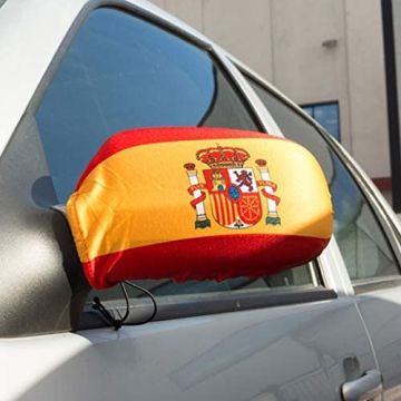 Drapeau rétroviseur ESPAGNE Lot de  2 - Drapeaux pour voiture espagnol