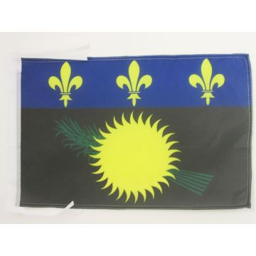 DRAPEAU GUADELOUPE 45x30cm - PAVILLON GUADELOUPÉEN - FRANCE 30 x 45 cm haute qualité