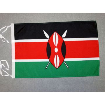 DRAPEAU KENYA 45x30cm - PAVILLON KENYAN 30 x 45 cm haute qualité