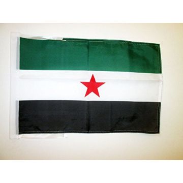 DRAPEAU ESTRÉMADURE INDÉPENDENTISTE 45x30cm - PAVILLON RÉGIONALISTE EXTRÉMÈGNE - EXTREMADURA 30 x 45 cm haute qualité