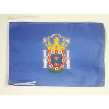 DRAPEAU MELILLA 45x30cm - PAVILLON ESPAGNOL - ESPAGNE 30 x 45 cm haute qualité