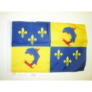 DRAPEAU PROVINCE DU DAUPHINÉ 45x30cm - PAVILLON DAUPHINOIS - FRANCE 30 x 45 cm haute qualité
