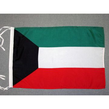 DRAPEAU KOWEÏT 45x30cm - PAVILLON KOWEÏTIEN 30 x 45 cm polyester léger