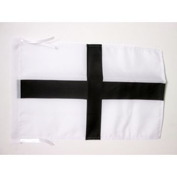 DRAPEAU BRETAGNE KROAZ DU 45x30cm - PAVILLON BRETON - CROIX BRETONNE 30 x 45 cm haute qualité