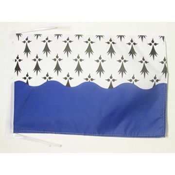DRAPEAU MORBIHAN 45x30cm - PAVILLON DÉPARTEMENT FRANÇAIS - BRETAGNE 30 x 45 cm haute qualité