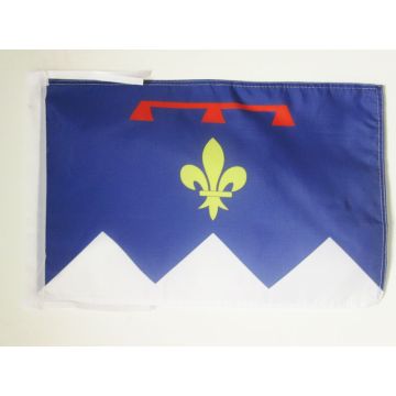 DRAPEAU ALPES-DE-HAUTE-PROVENCE 45x30cm - PAVILLON DÉPARTEMENT FRANÇAIS - PACA 30 x 45 cm haute qualité