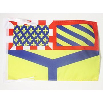 DRAPEAU CÔTE D\'OR 45x30cm - PAVILLON DÉPARTEMENT FRANÇAIS - BOURGOGNE 30 x 45 cm haute qualité