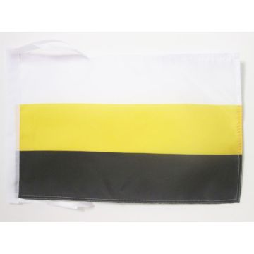 DRAPEAU NOUVELLE-RUSSIE 45x30cm - PAVILLON NOVOROSSIA - DONBASS 30 x 45 cm haute qualité