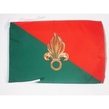 DRAPEAU FRANCE LÉGION ÉTRANGÈRE 45x30cm - PAVILLON ARMÉE FRANÇAISE 30 x 45 cm haute qualité