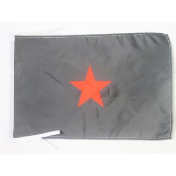 DRAPEAU ARMÉE ZAPATISTE DE LIBÉRATION NATIONALE 45x30cm - PAVILLON EZLN MEXIQUE 30 x 45 cm haute qualité