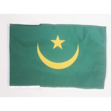 DRAPEAU MAURITANIE 45x30cm - PAVILLON MAURITANIEN 30 x 45 cm haute qualité