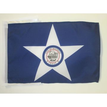 DRAPEAU HOUSTON 45x30cm - PAVILLON VILLE DE HOUSTON - TEXAS 30 x 45 cm haute qualité