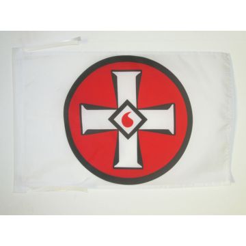 DRAPEAU CROIX KU KLUX KLAN 45x30cm - PAVILLON DU KKK 30 x 45 cm haute qualité