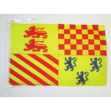 DRAPEAU CORRÈZE 45x30cm - PAVILLON DÉPARTEMENT CORRÉZIEN 30 x 45 cm haute qualité
