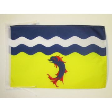 DRAPEAU DRÔME 45x30cm - PAVILLON DÉPARTEMENT DROMOIS 30 x 45 cm haute qualité