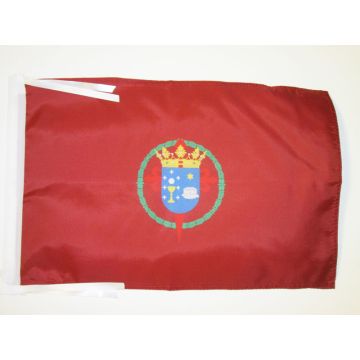 DRAPEAU SAINT-JACQUES-DE-COMPOSTELLE 45x30cm - PAVILLON SANTIAGO DE COMPOSTELA 30 x 45 cm haute qualité