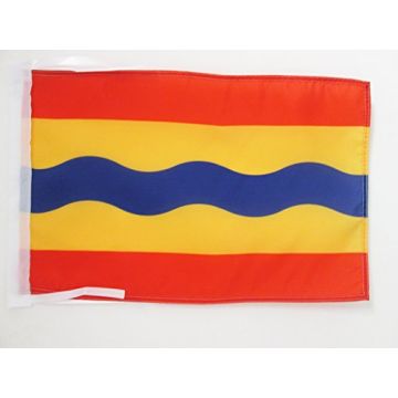 DRAPEAU PROVINCE DE OVERIJSSEL 45x30cm - PAVILLON OVERIJSSEL AUX PAYS-BAS 30 x 45 cm haute qualité