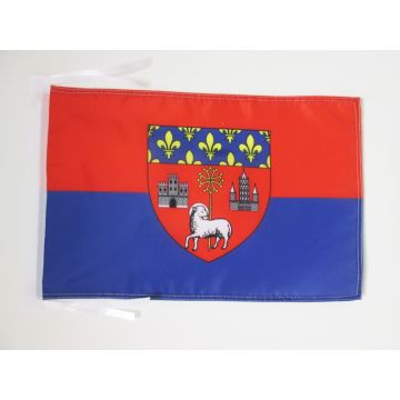 DRAPEAU TOULOUSE 45x30cm - PAVILLON TOULOUSAIN 30 x 45 cm haute qualité