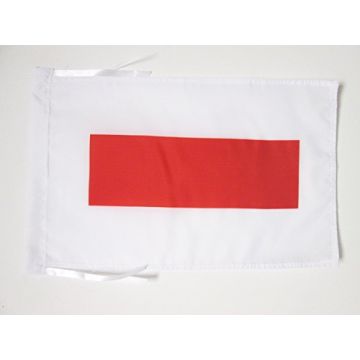 DRAPEAU RAS EL KHAÏMAH 45x30cm - PAVILLON RAS AL-KHAIMAH AUX ÉMIRATS ARABES UNIS 30 x 45 cm haute qualité