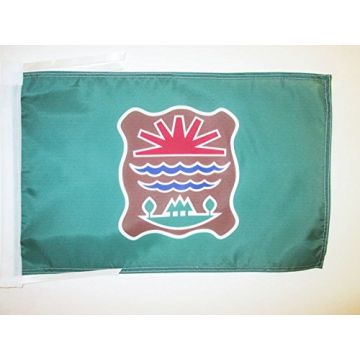 DRAPEAU ABÉNAQUIS DE L\'EST DU QUÉBEC 45x30cm - PAVILLON AMÉRINDIEN 30 x 45 cm haute qualité