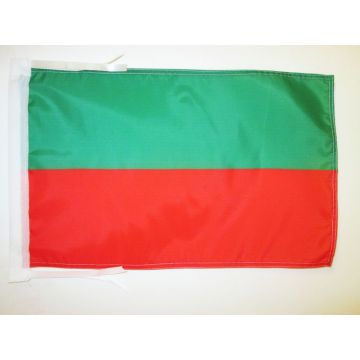DRAPEAU AMÉRINDIENS SACS ET RENARDS D\'IOWA 45x30cm - PAVILLON SAUK ET FOX 30 x 45 cm haute qualité
