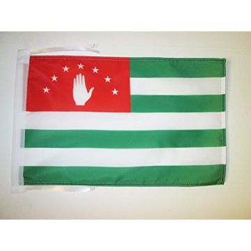 DRAPEAU ABKHAZIE EN GÉORGIE 45x30cm - PAVILLON ABKHAZE 30 x 45 cm haute qualité