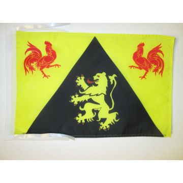 DRAPEAU PROVINCE DE BRABANT WALLON 45x30cm - PAVILLON DE WALLONIE 30 x 45 cm haute qualité