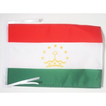 DRAPEAU TADJIKISTAN 45x30cm - PAVILLON TADJIK 30 x 45 cm haute qualité