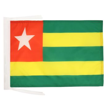 DRAPEAU TOGO 45x30cm - PAVILLON TOGOLAIS 30 x 45 cm haute qualité