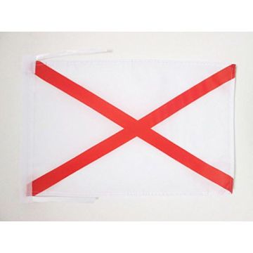 DRAPEAU CROIX DE SAINT PATRICK 45x30cm - PAVILLON PADDY\'S CROSS 30 x 45 cm haute qualité