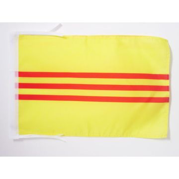 DRAPEAU SUD VIETNAM 45x30cm - PAVILLON VIETNAMIEN - VIET NAM DU SUD 30 x 45 cm haute qualité