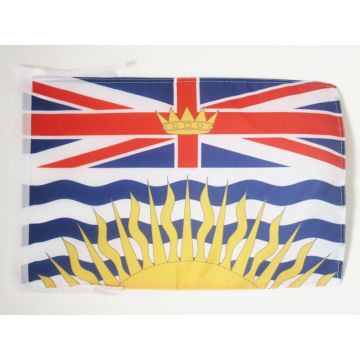 DRAPEAU COLOMBIE-BRITANNIQUE 45x30cm - PAVILLON CANADIEN - CANADA 30 x 45 cm haute qualité