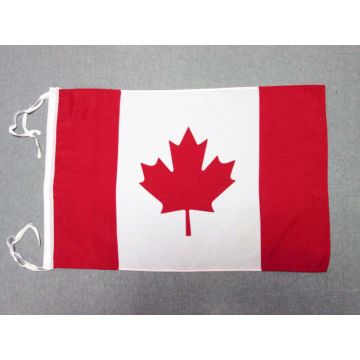 DRAPEAU CANADA 45x30cm - PAVILLON CANADIEN 30 x 45 cm polyester léger