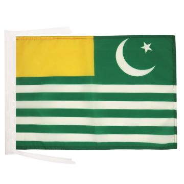 DRAPEAU AZAD CACHEMIRE  45x30cm - PAVILLON CACHEMIRE LIBRE 30 x 45 cm haute qualité