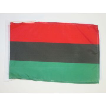 DRAPEAU AFRO-AMÉRICAIN 45x30cm - PAVILLON AFRICAIN - AMÉRICAIN 30 x 45 cm haute qualité