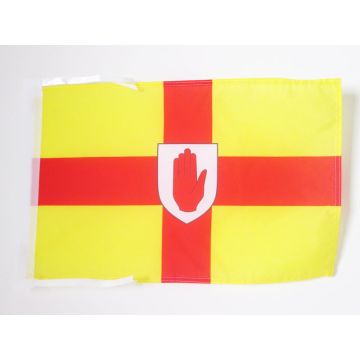 DRAPEAU ULSTER 45x30cm - PAVILLON IRLANDAIS - IRLANDE 30 x 45 cm haute qualité