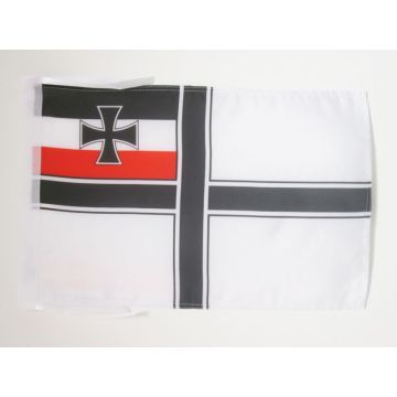 DRAPEAU ALLEMAGNE WWI SANS ÉCUSSON 45x30cm - PAVILLON ALLEMAND DE GUERRE 30 x 45 cm haute qualité