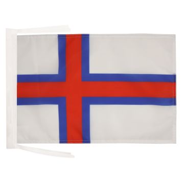 DRAPEAU ILES FÉROÉ 45x30cm - PAVILLON FÉROÏEN 30 x 45 cm haute qualité
