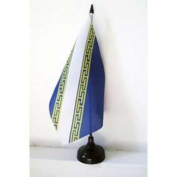 DRAPEAU DE TABLE CHAMPAGNE-ARDENNE 21x14cm - PETIT DRAPEAUX 14 x 21 cm CHAMPENOIS - FRANCE - Bureau