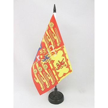DRAPEAU DE TABLE ROYAL ROYAUME-UNI 21x14cm - PETIT DRAPEAUX DE BUREAU ANGLAIS 14 x 21 cm