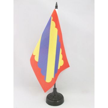 DRAPEAU DE TABLE DUCHÉ DE NIVERNAIS 21x14cm - PETIT DRAPEAUX DE BUREAU PROVINCE FRANCE 14 x 21 cm