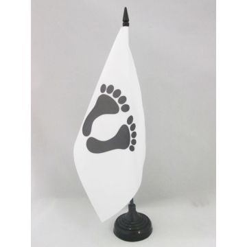 DRAPEAU DE TABLE PIEDS-NOIRS 21x14cm - PETIT DRAPEAUX DE BUREAU PIED-NOIR 14 x 21 cm
