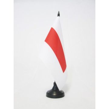 DRAPEAU DE TABLE CHARJAH 21x14cm - PETIT DRAPEAUX DE BUREAU CHARDJA AUX Í?MIRATS ARABES UNIS 14 x 21 cm