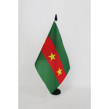 Drapeau de table Ewes d\'Afrique de l\'Ouest 21x14cm - PETIT Drapeaux DE BUREAU d\'Ewe 14 x 21 cm