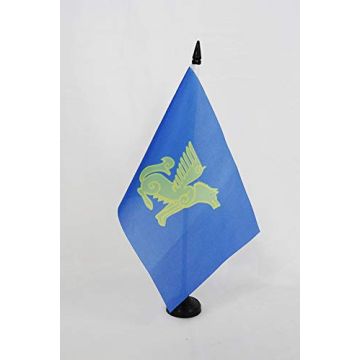 Drapeau de table Tatars Nogais 21x14cm - PETIT Drapeaux DE BUREAU Nogay 14 x 21 cm