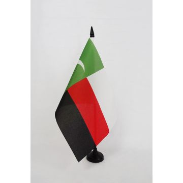 Drapeau de table Meskhètes 21x14cm - PETIT Drapeaux DE BUREAU Meskhète 14 x 21 cm